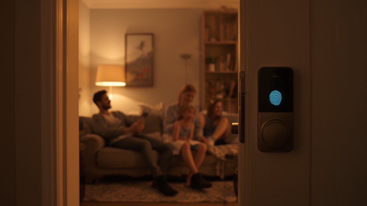 fingerprint door lock - Illustration 3