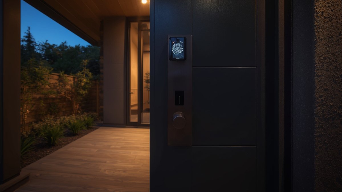 fingerprint door lock - Illustration 1