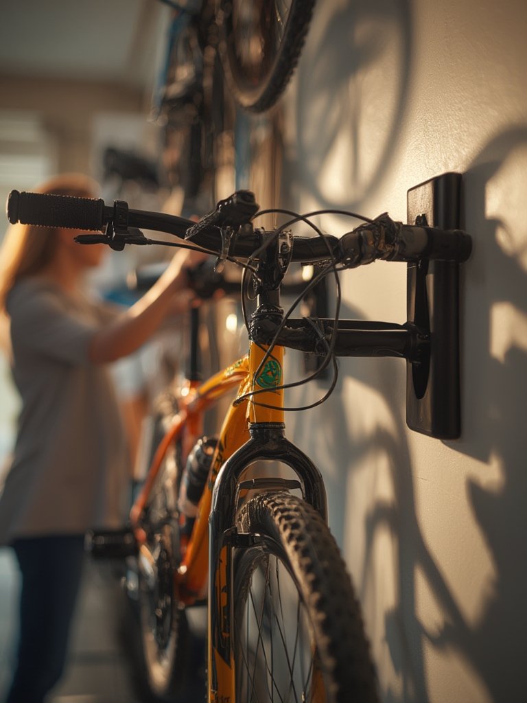 Stalwart Bike Wall Mount review in action