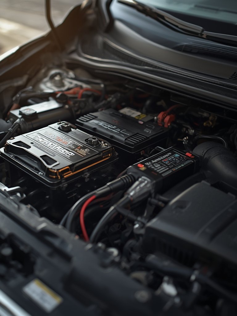 battery charger in action