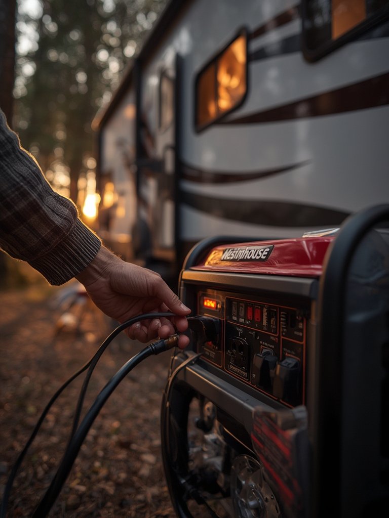 Westinghouse 6500 Watt Dual Fuel Generator review in action