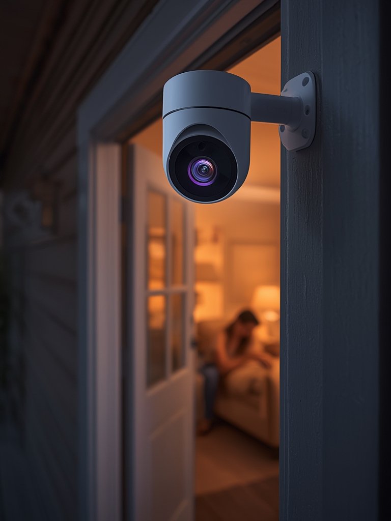 SimpliSafe Wireless Outdoor Security Camera review in action