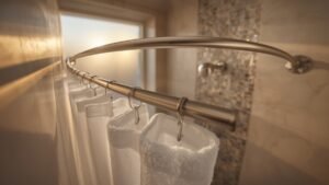 stainless steel bathroom rod