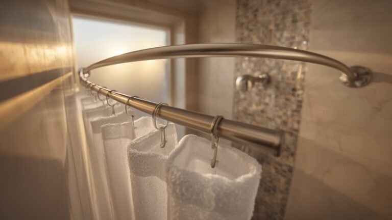 stainless steel bathroom rod
