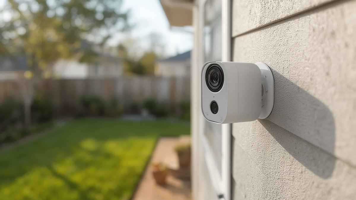 SimpliSafe Wireless Outdoor Security Camera review product view