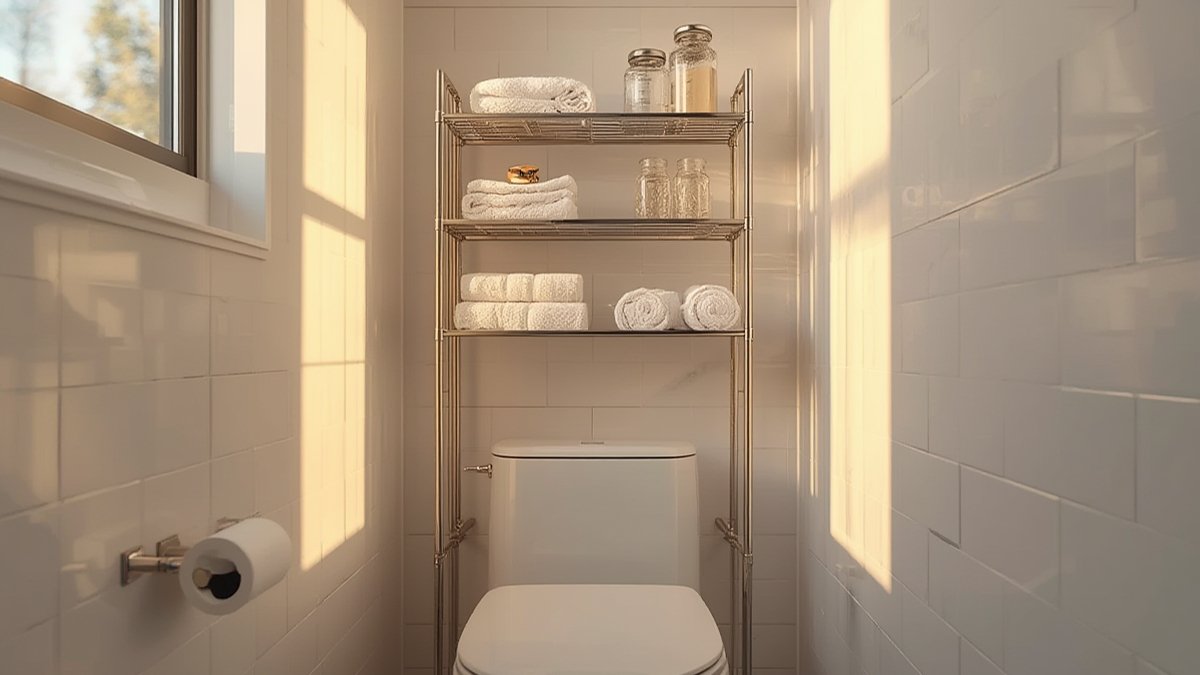 VEVOR Over Toilet Shelf review product view