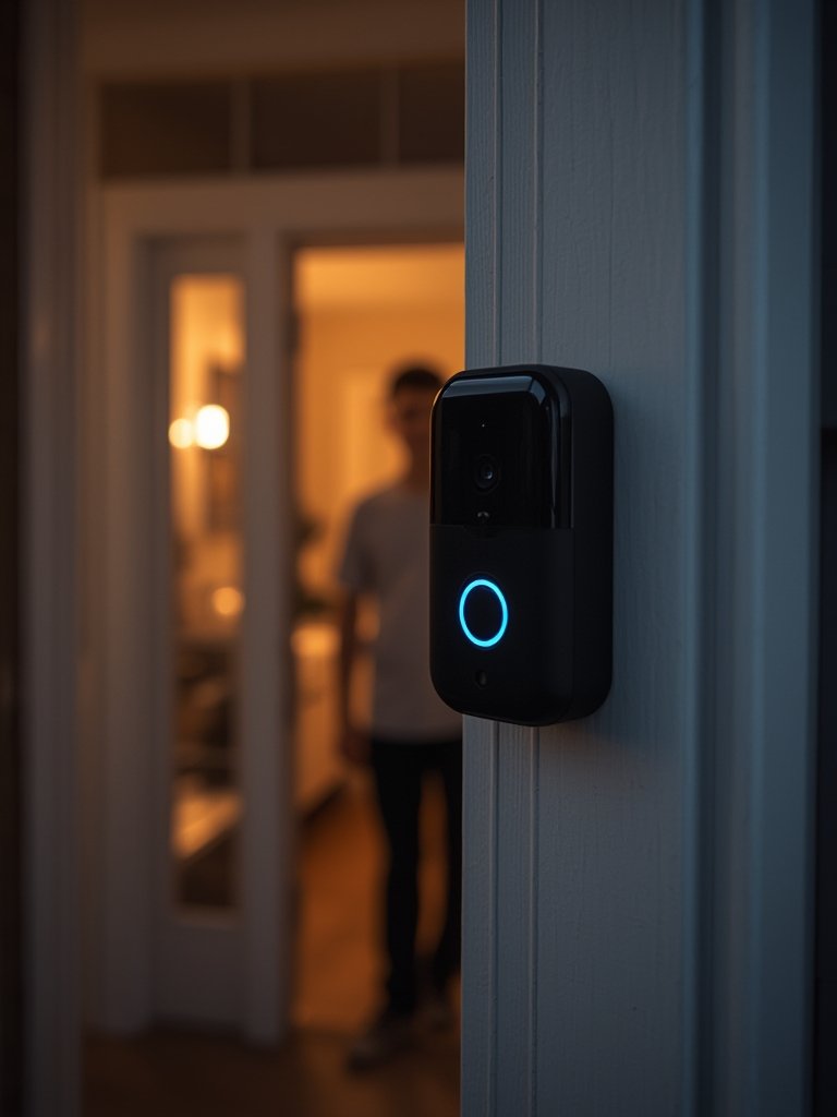 blink video doorbell review in action