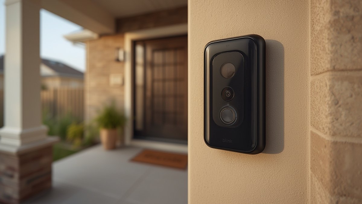 blink video doorbell review product view