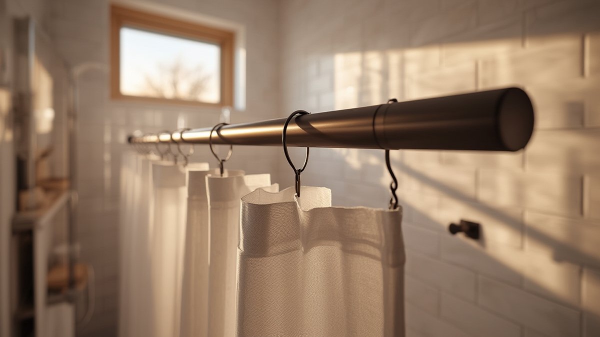 expandable shower curtain rod