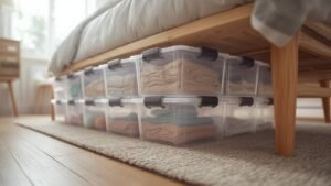 plastic container with latches for toys