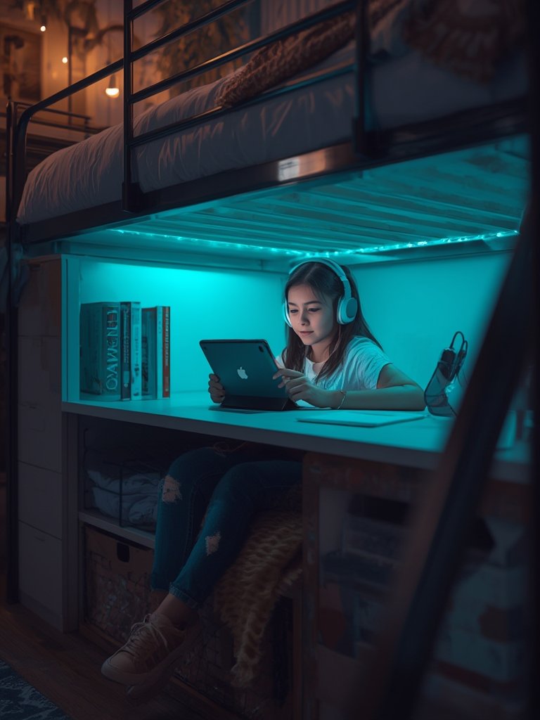 Bellemave Metal Full Size Loft Bed review in action